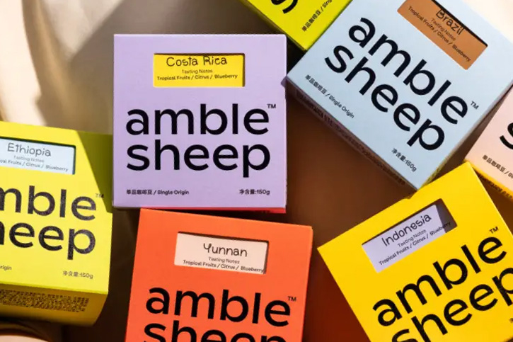 品质与自然的完美融合——探索amble sheep精品咖啡logo设计的魅力